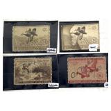 4 migratory bird hunting stamp 1940s era