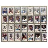 (28) 1983 football cards