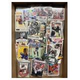 Variety of football cards