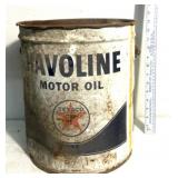 Havoline motor oil tin