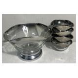 Glassware chip dip bowls