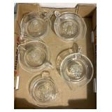 Clear glass juicers