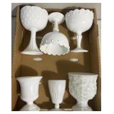 Milk glassware