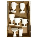 Hobnail Milk glass Drinkware