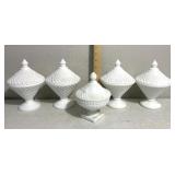 Westmoreland White Milk Glass English Hobnail