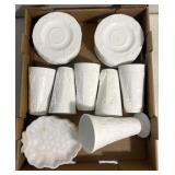 Milk glassware