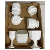 Milk glassware