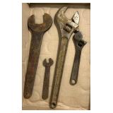 2 creasent Wrenches-2 vintage wrenches