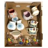 Handcrafted glassware-pottery/glassware