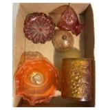 Carnival Colored glassware