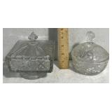 Crystal-other glass candy dishes