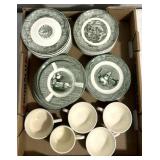 1940ï¿½s-50ï¿½s Charles dickens dinnerware