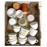 Fire king & Pyrex drinkware