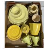 Yellow dinnerware