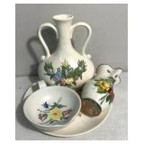 Floral themed dishware