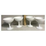 Hobnail Milk glass Drinkware