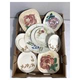 Floral dishware