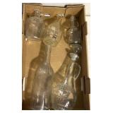 Clear glassware bottles decanter