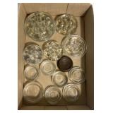 Clear glass flower frogs other decor
