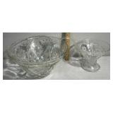 Glass pitcher bowls