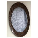 Vintage wall hanging mirror/Turner wall accessory