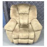 Oversized cushion, rocker recliner