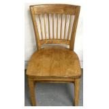 Solid wood bankers/library chair