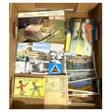 Vintage advertising and postcards