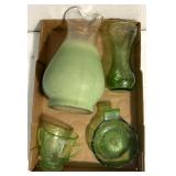 Green glassware