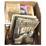 Vintage  The Etude magazine and other publications