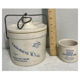 Kaukauna klub dairy stoneware