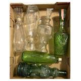 Glassware decanter bottles