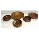 Wooden bowls