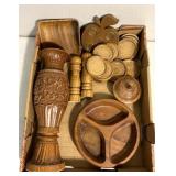 Wood serviceware decor