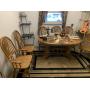 Oak Dining Table & 6 Chairs