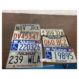 Arkansas License Plates