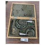 Mitutoyo Micrometer Set