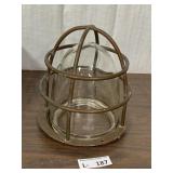 Caged Bulkhead Light