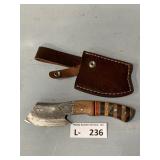 Damascus Style Knife w/Sheath