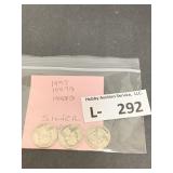 (3) Silver Washington Quarters