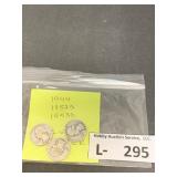 (3) Silver Washington Quarters