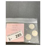 (3) Silver Washington Quarters