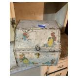 Antique Metal Bread Box