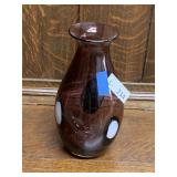 MCM Hand Blown Amethyst Glass Vase