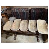 Antique Wooden Dough Bowls