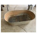 Oval Galvanized Wash Tub