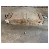 Wood Military Ammo Crate