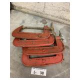 (4) C-Clamps