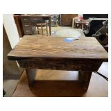 Small Antique Wood Stool