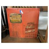 Metal Cabinet & Contents